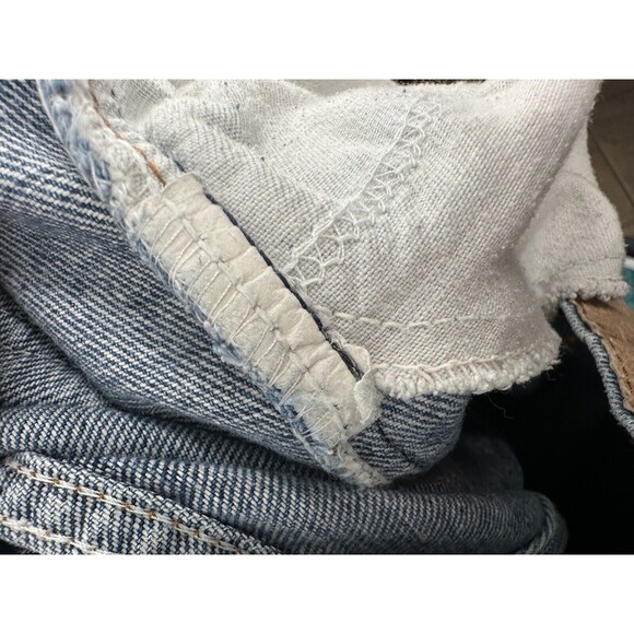 Vintage Levis Orange Tab 517 20517-0217 Denim Jeans Straight Leg 36x28 raw hem - Picture 9 of 9